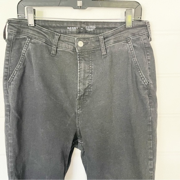 Old Navy Women’s Washed Black Extra High Rise Flare Trouser Jeans Size 14 - Picture 4 of 7